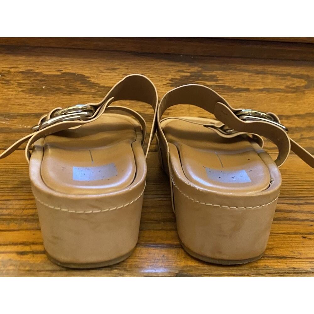 Dolce Vita Blush Slip On Sandals Women’s 9.5 Platform Shoes Adjustable Buckle - Picture 5 of 10